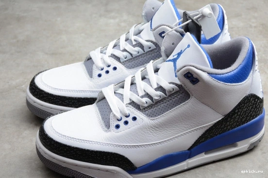 Cheap EP WHITE CT8532-145 AIR BLUE 3 JORDAN RETRO CT8532-145 0201